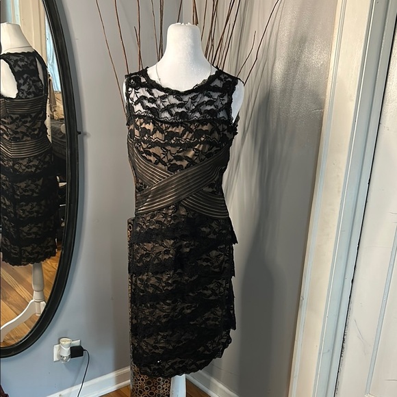 Blu Sage Black Asymmetrical Dress with Modern Elegance - Picture 1 of 8